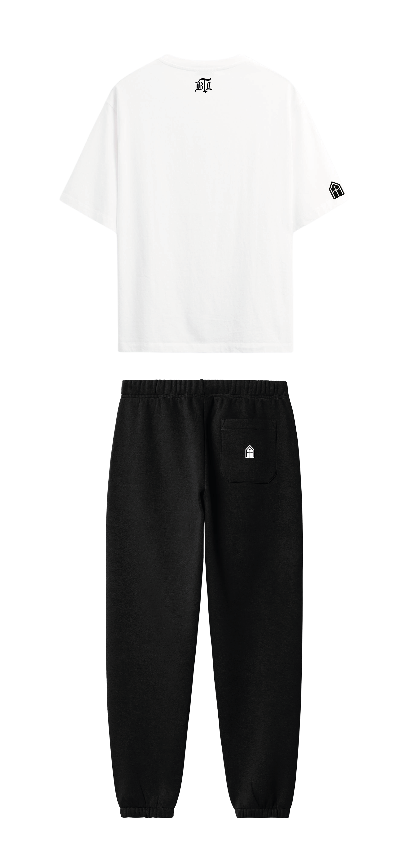 CONJUNTO NEGRO/BLANCO BÁSICO