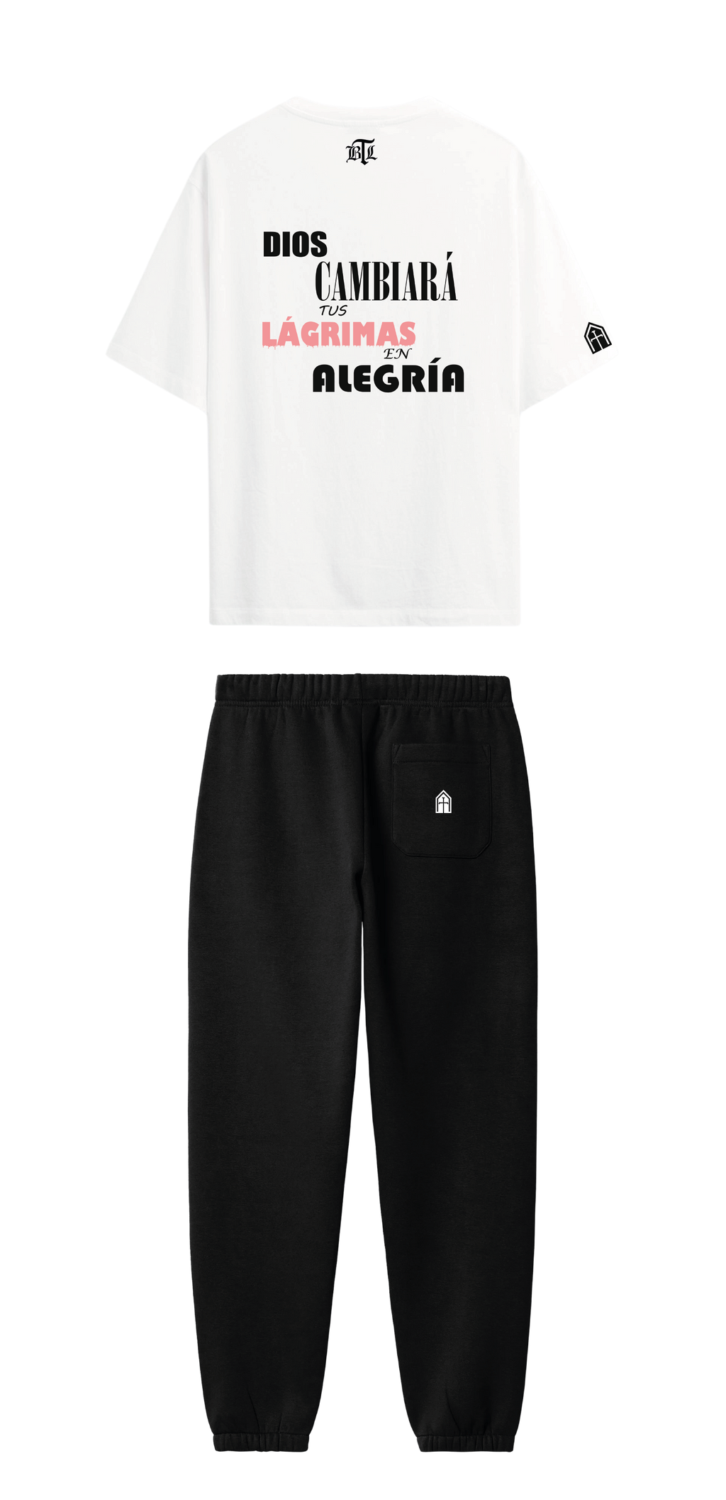 CONJUNTO NEGRO/BLANCO ALEGRÍA