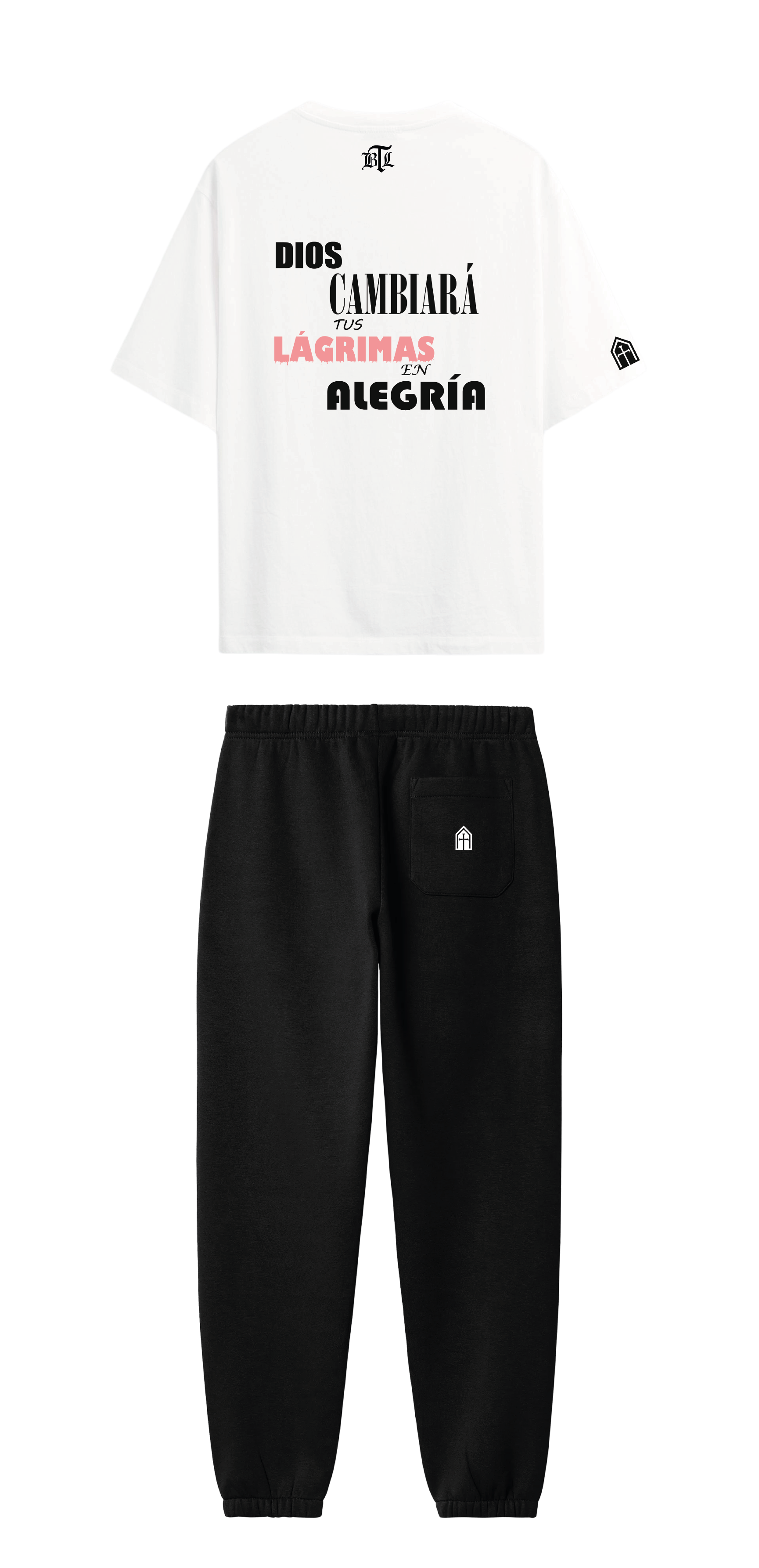 CONJUNTO NEGRO/BLANCO ALEGRÍA