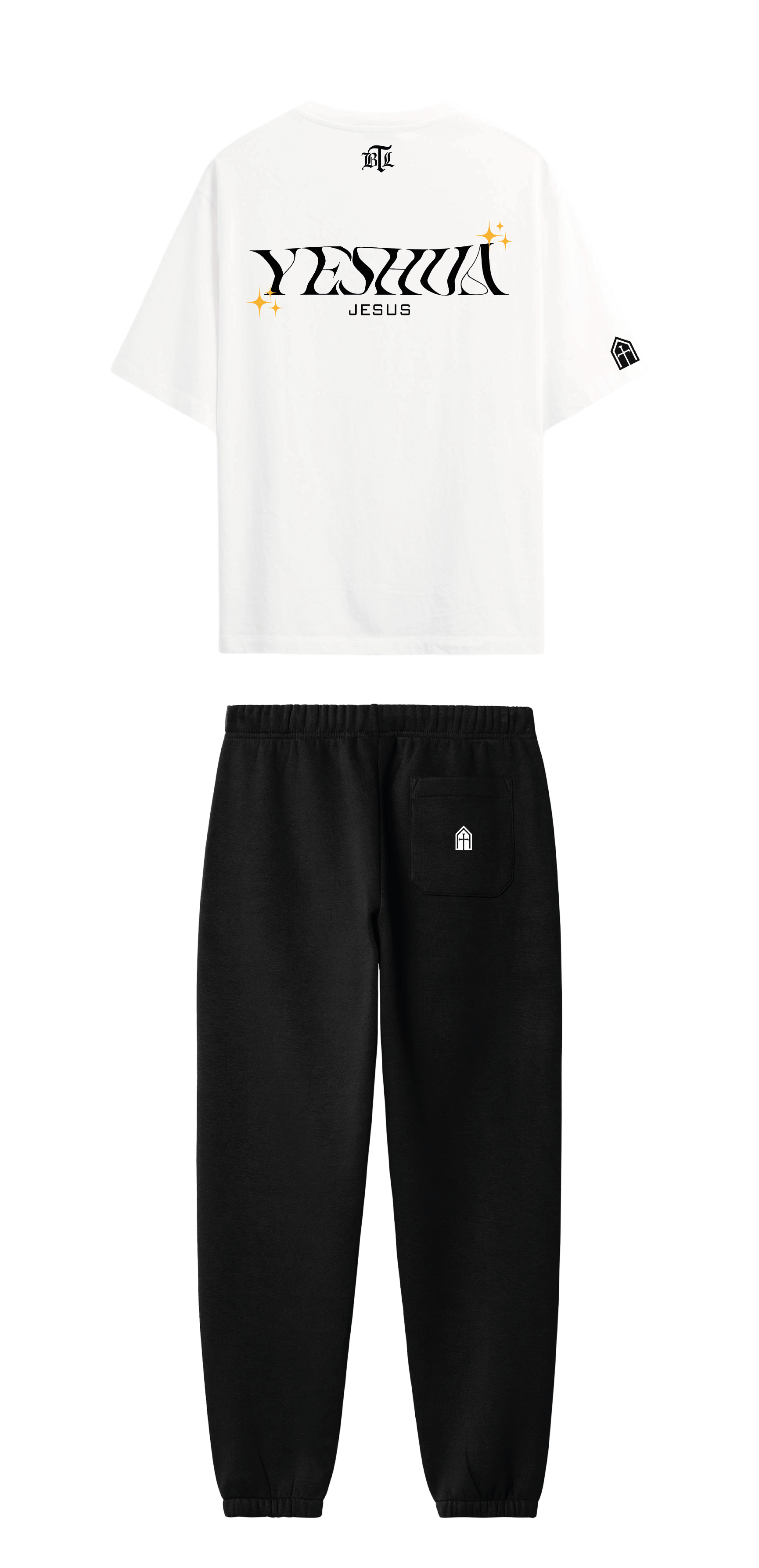 CONJUNTO NEGRO/BLANCO YESHUA