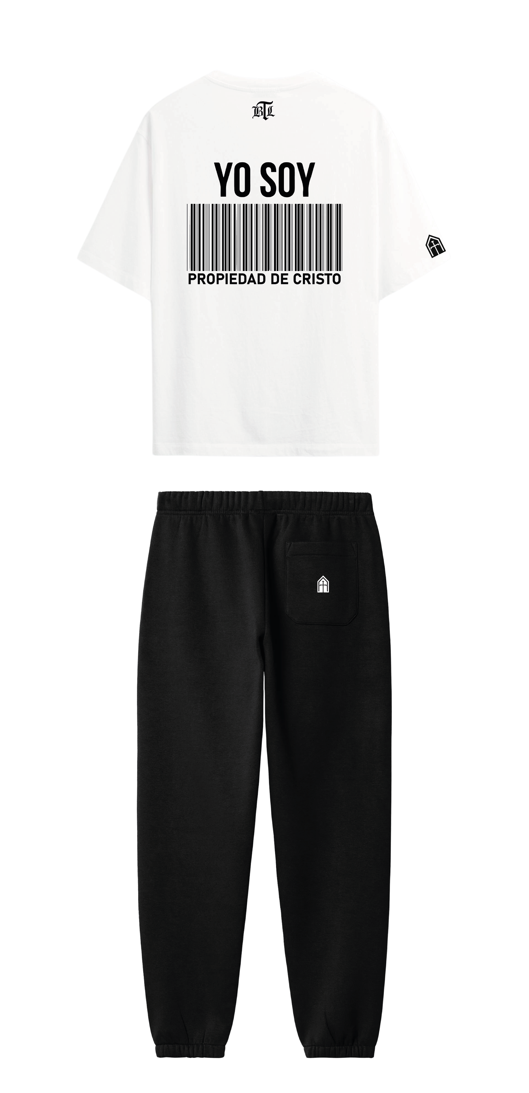 CONJUNTO NEGRO/BLANCO PROPIEDAD DE CRISTO