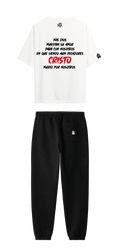 CONJUNTO NEGRO/BLANCO CRISTO