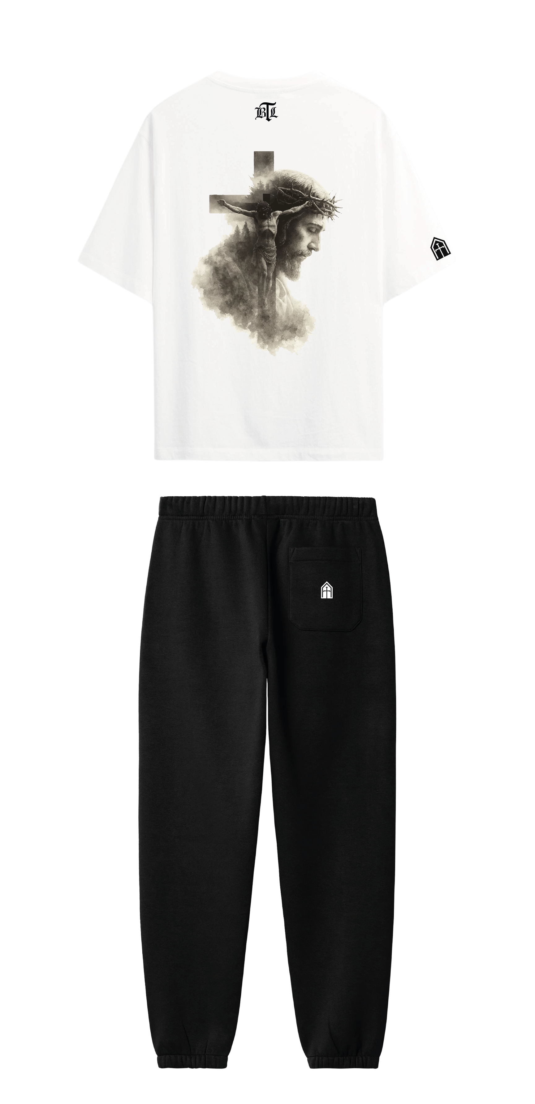 CONJUNTO NEGRO/BLANCO JESÚS