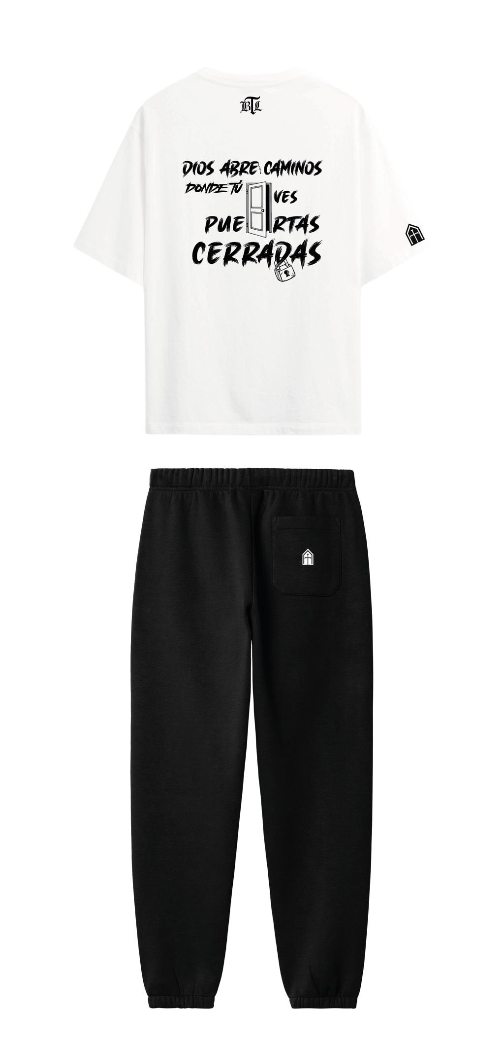 CONJUNTO NEGRO/BLANCO DIOS ABRE CAMINOS