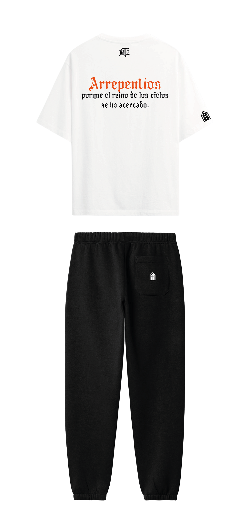 CONJUNTO NEGRO/BLANCO ARREPENTÍOS