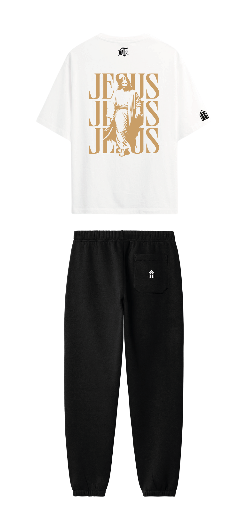 CONJUNTO NEGRO/BLANCO JESÚS