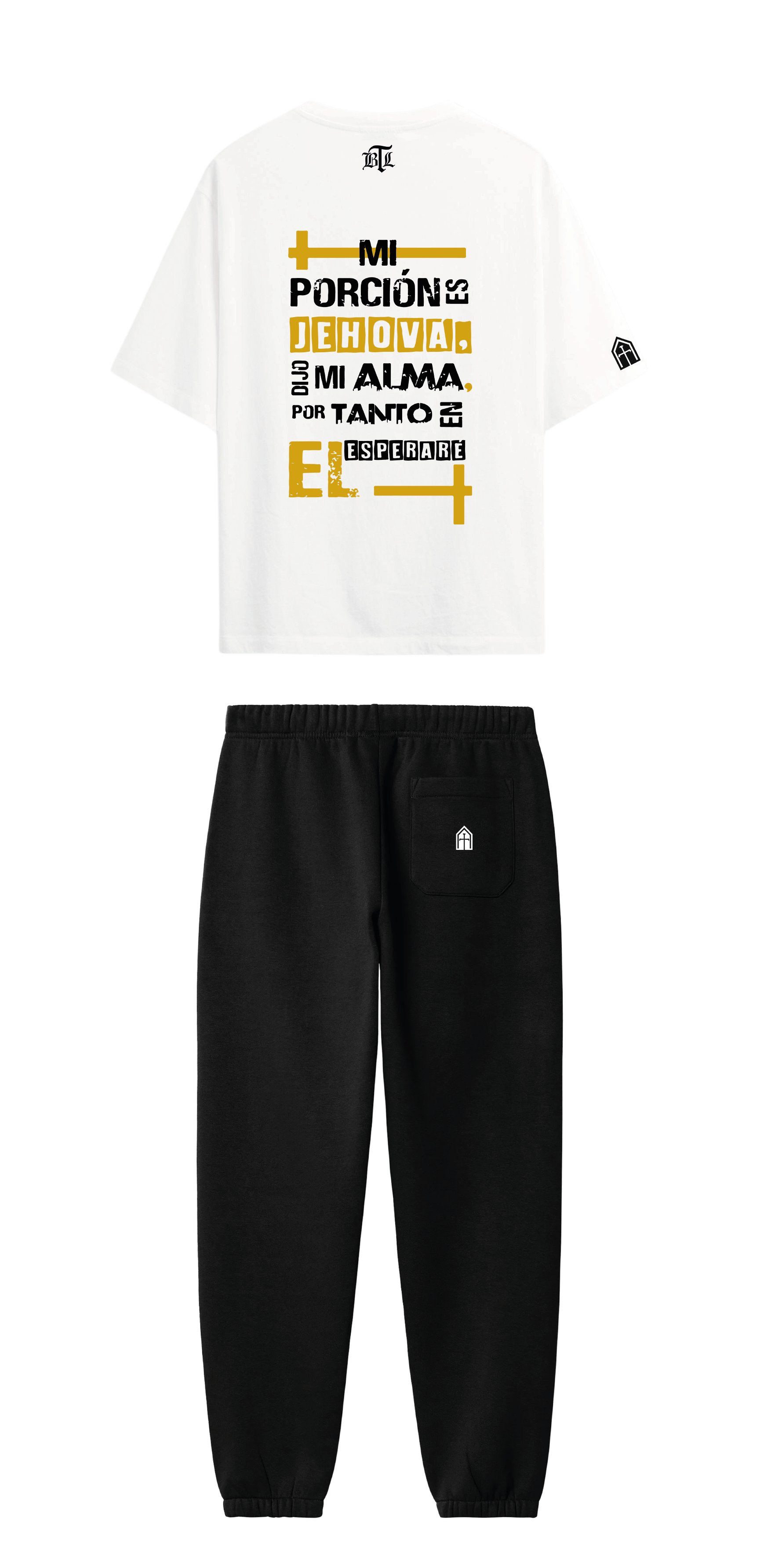 CONJUNTO NEGRO/BLANCO JEHOVÁ