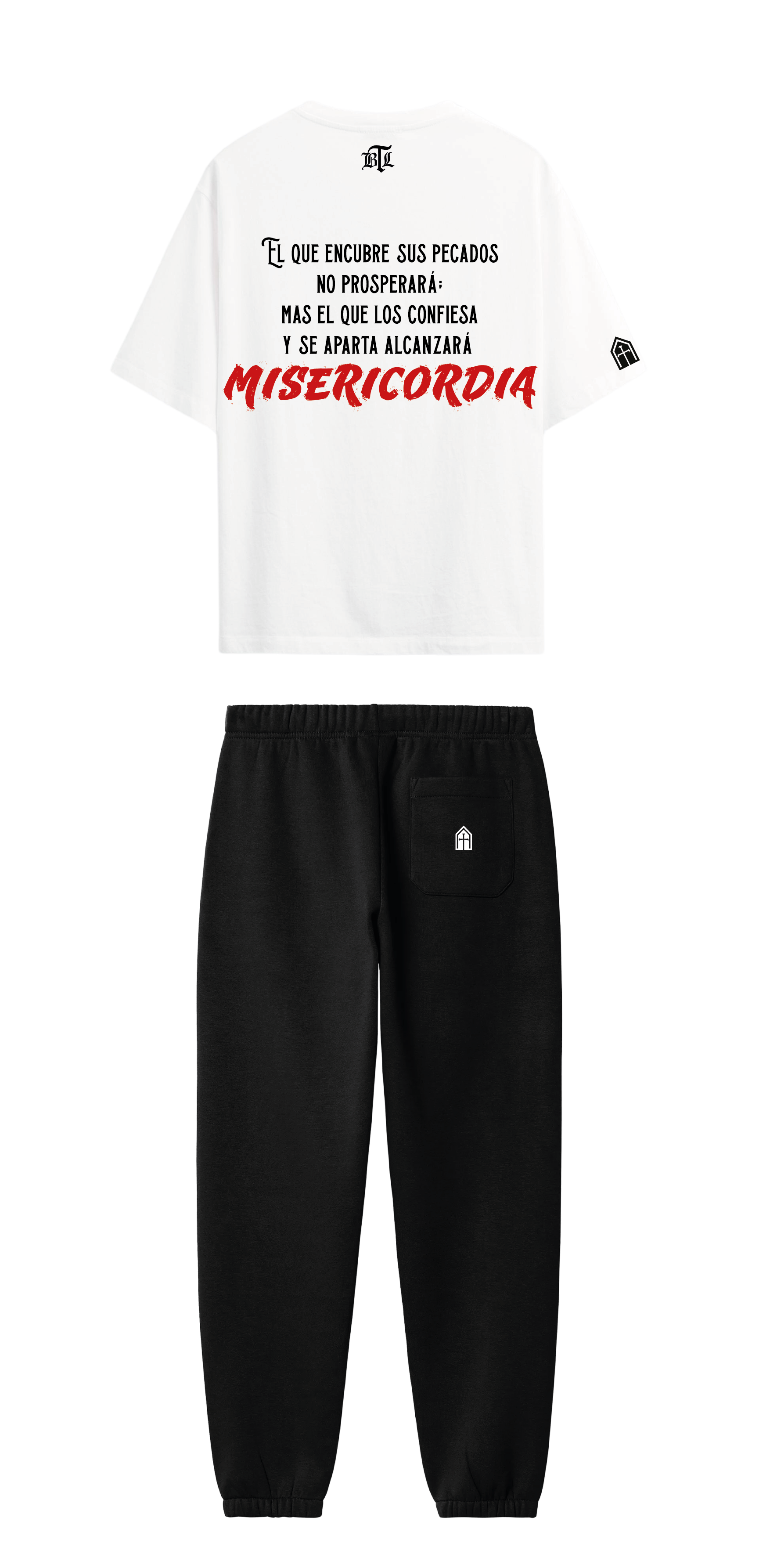 CONJUNTO NEGRO/BLANCO MISERICORDIA