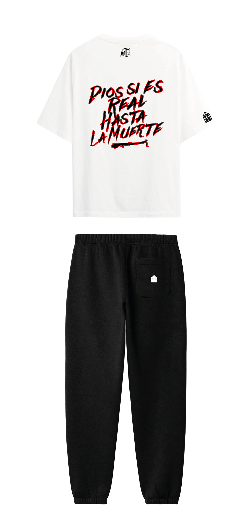 CONJUNTO NEGRO/BLANCO DIOS SI ES REAL