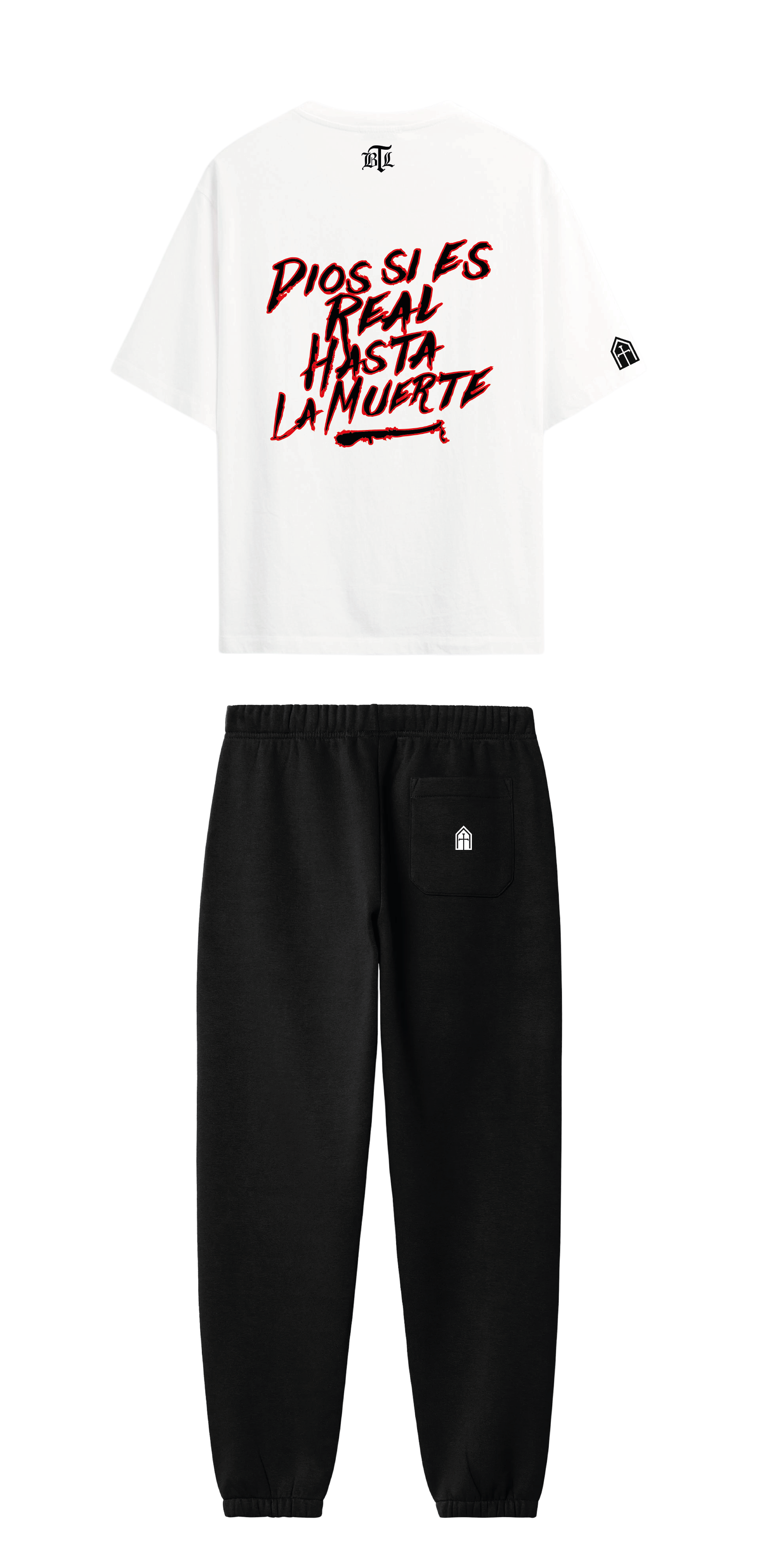 CONJUNTO NEGRO/BLANCO DIOS SI ES REAL