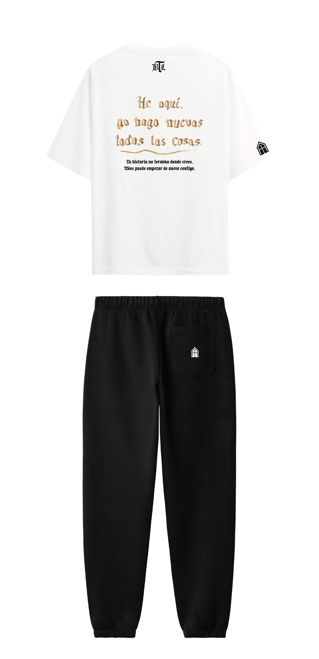 CONJUNTO NEGRO/BLANCO NUEVAS TODAS LAS COSAS