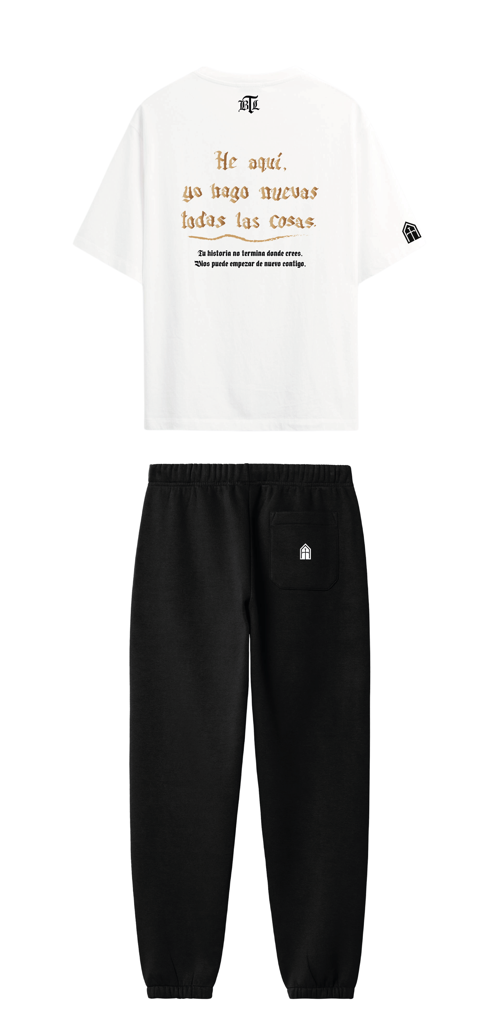 CONJUNTO NEGRO/BLANCO NUEVAS TODAS LAS COSAS