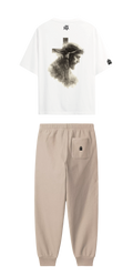 CONJUNTO BEIGE/BLANCO JESÚS