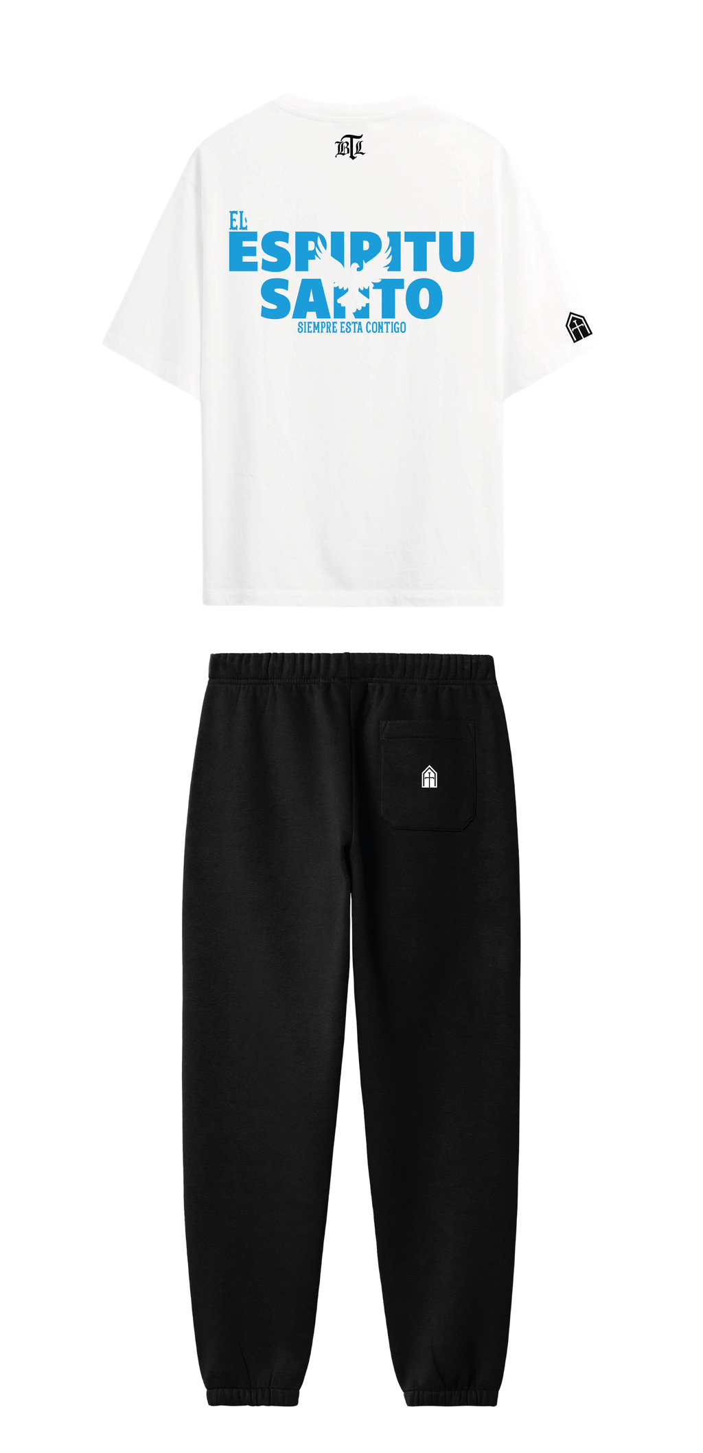CONJUNTO NEGRO/BLANCO ESPÍRITU SANTO