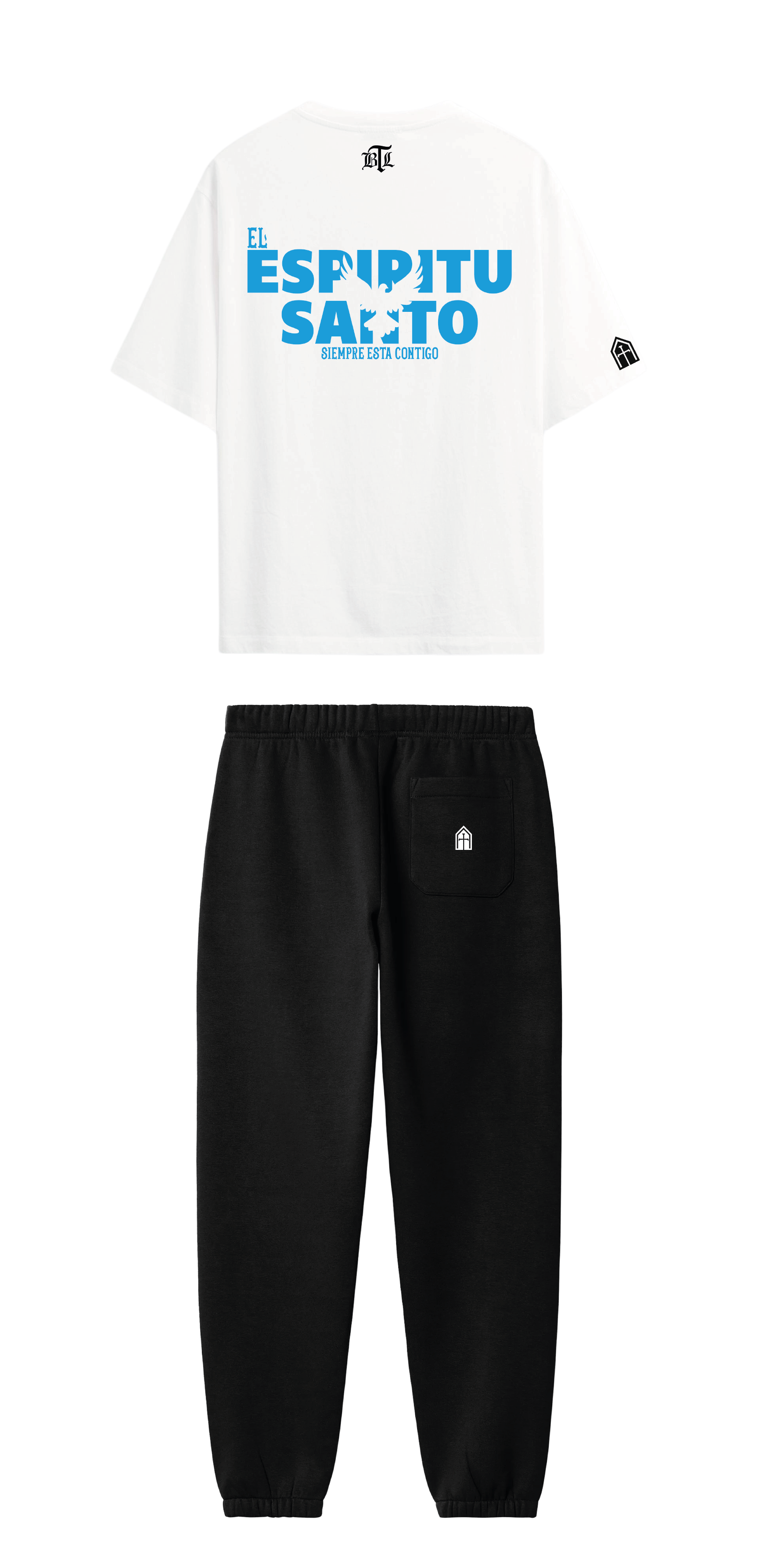 CONJUNTO NEGRO/BLANCO ESPÍRITU SANTO