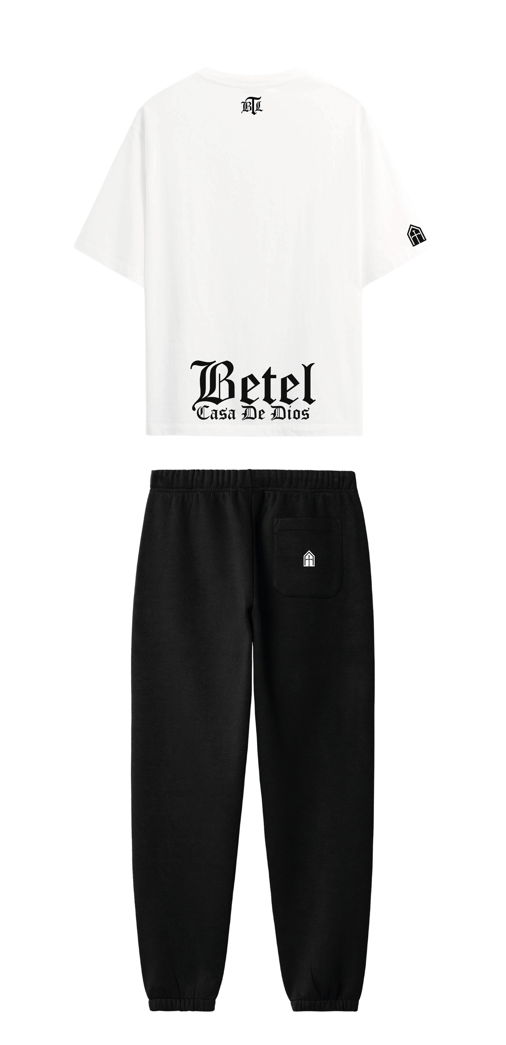 CONJUNTO NEGRO/BLANCO BETEL