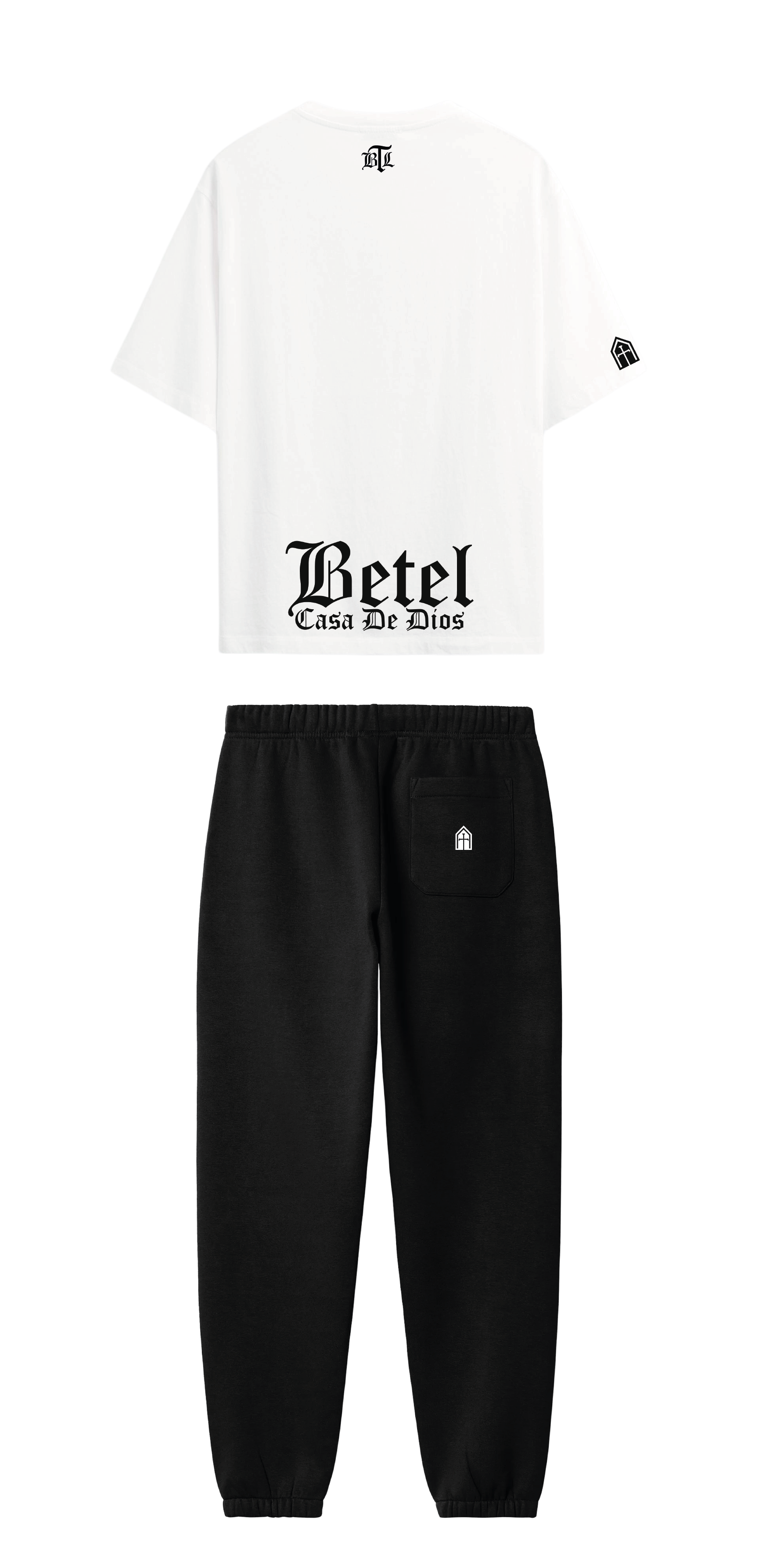 CONJUNTO NEGRO/BLANCO BETEL