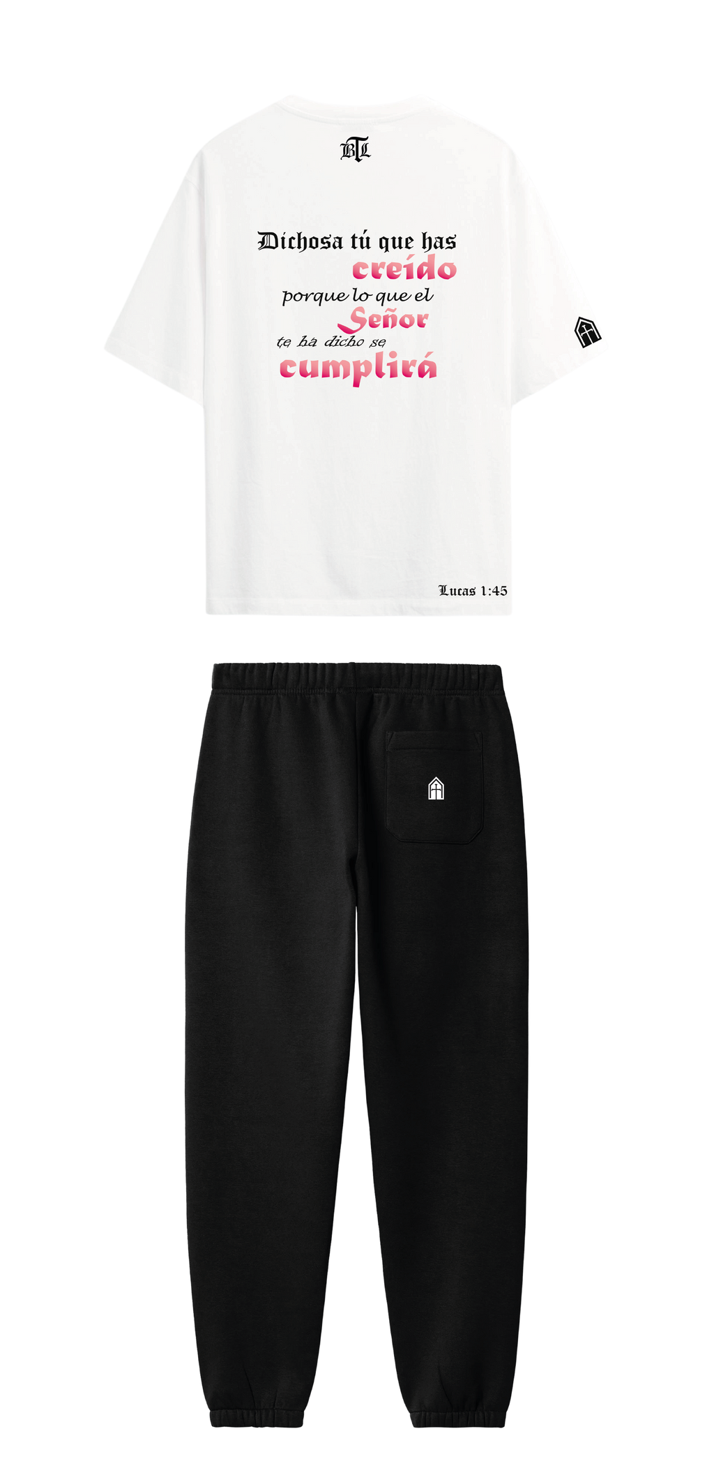 CONJUNTO NEGRO/BLANCO DICHOSA