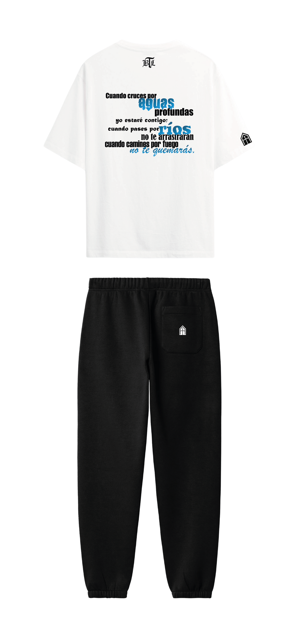 CONJUNTO NEGRO/BLANCO AGUAS PROFUNDAS