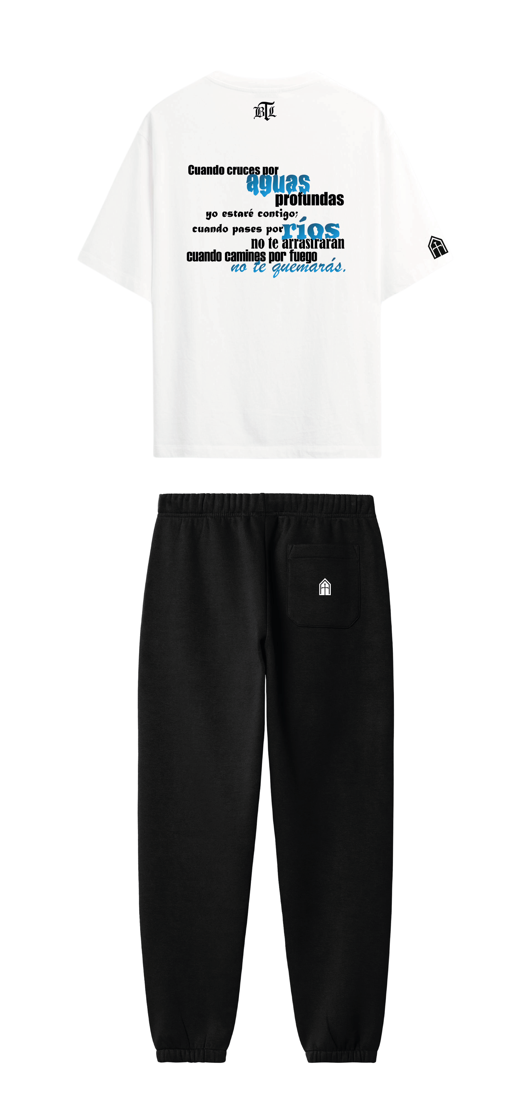 CONJUNTO NEGRO/BLANCO AGUAS PROFUNDAS