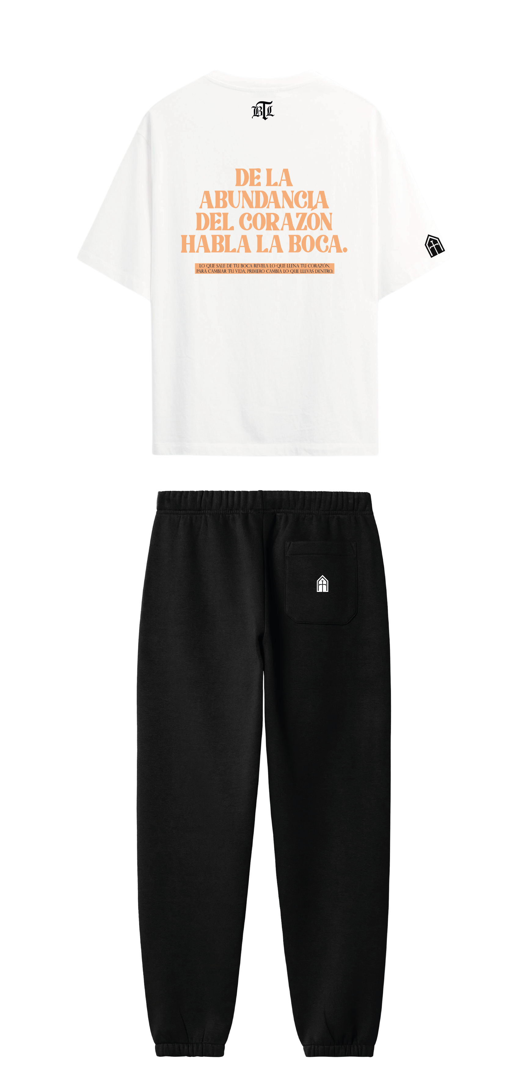 CONJUNTO NEGRO/BLANCO ABUNDANCIA