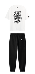CONJUNTO NEGRO/BLANCO JESÚS ES EL CAMINO