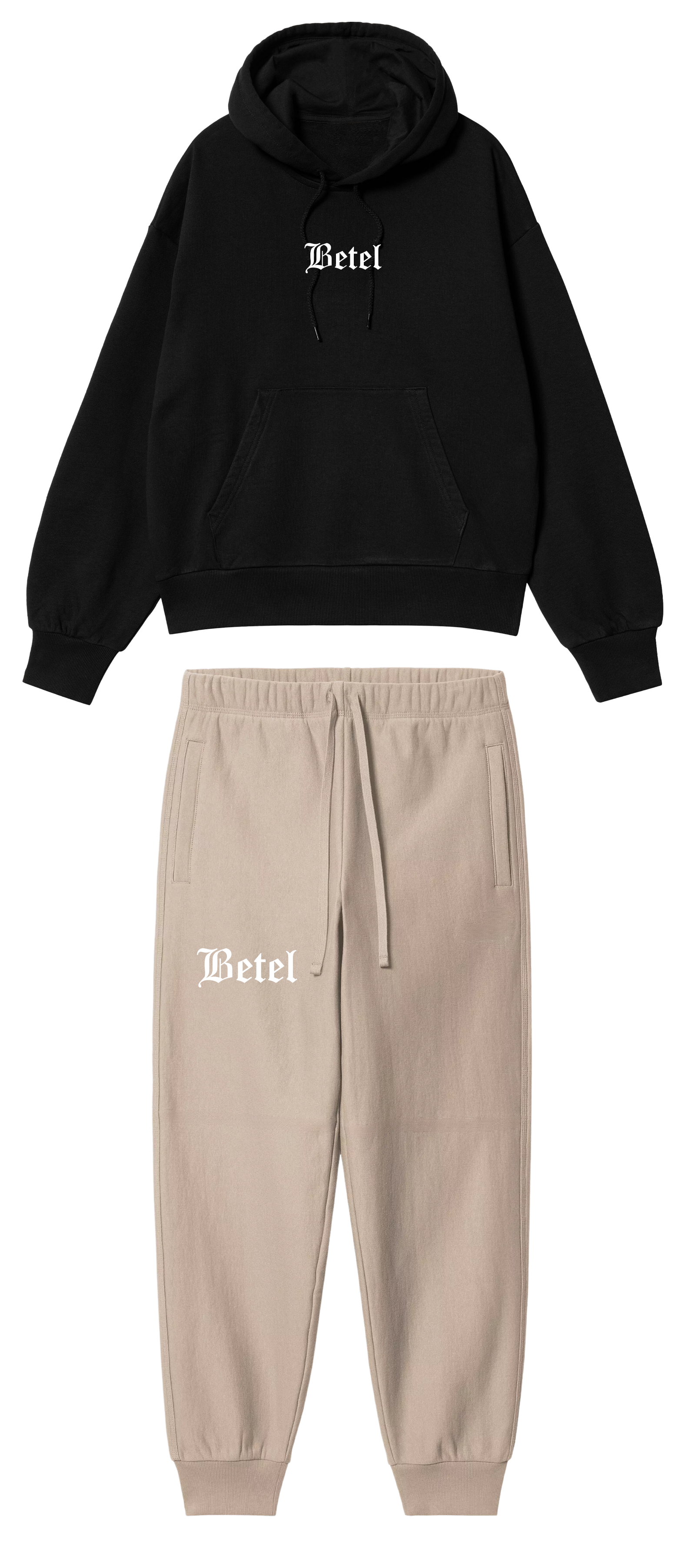 CONJUNTO   BEIGE/NEGRO YESHUA