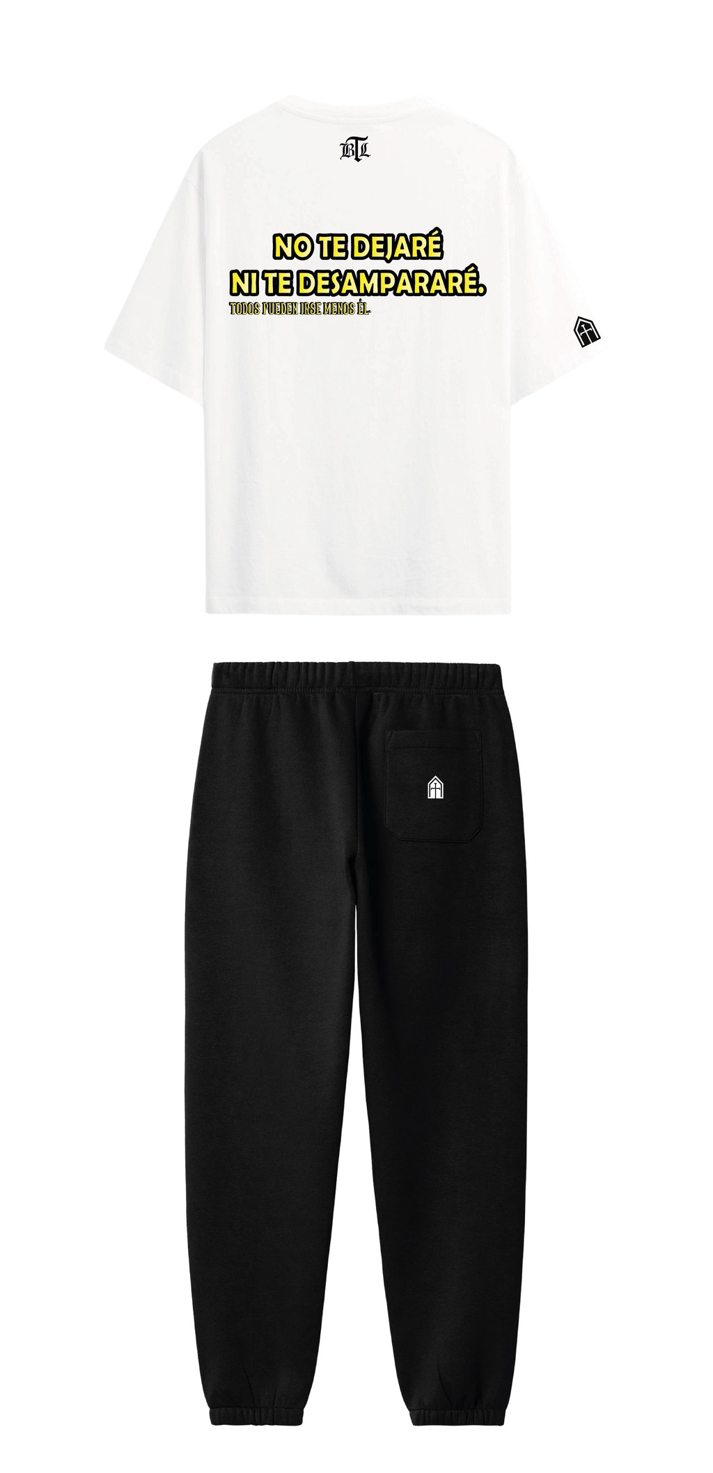 CONJUNTO NEGRO/BLANCO NO TE DEJARÉ