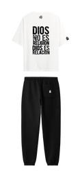 CONJUNTO NEGRO/BLANCO DIOS ES RELIGIÓN