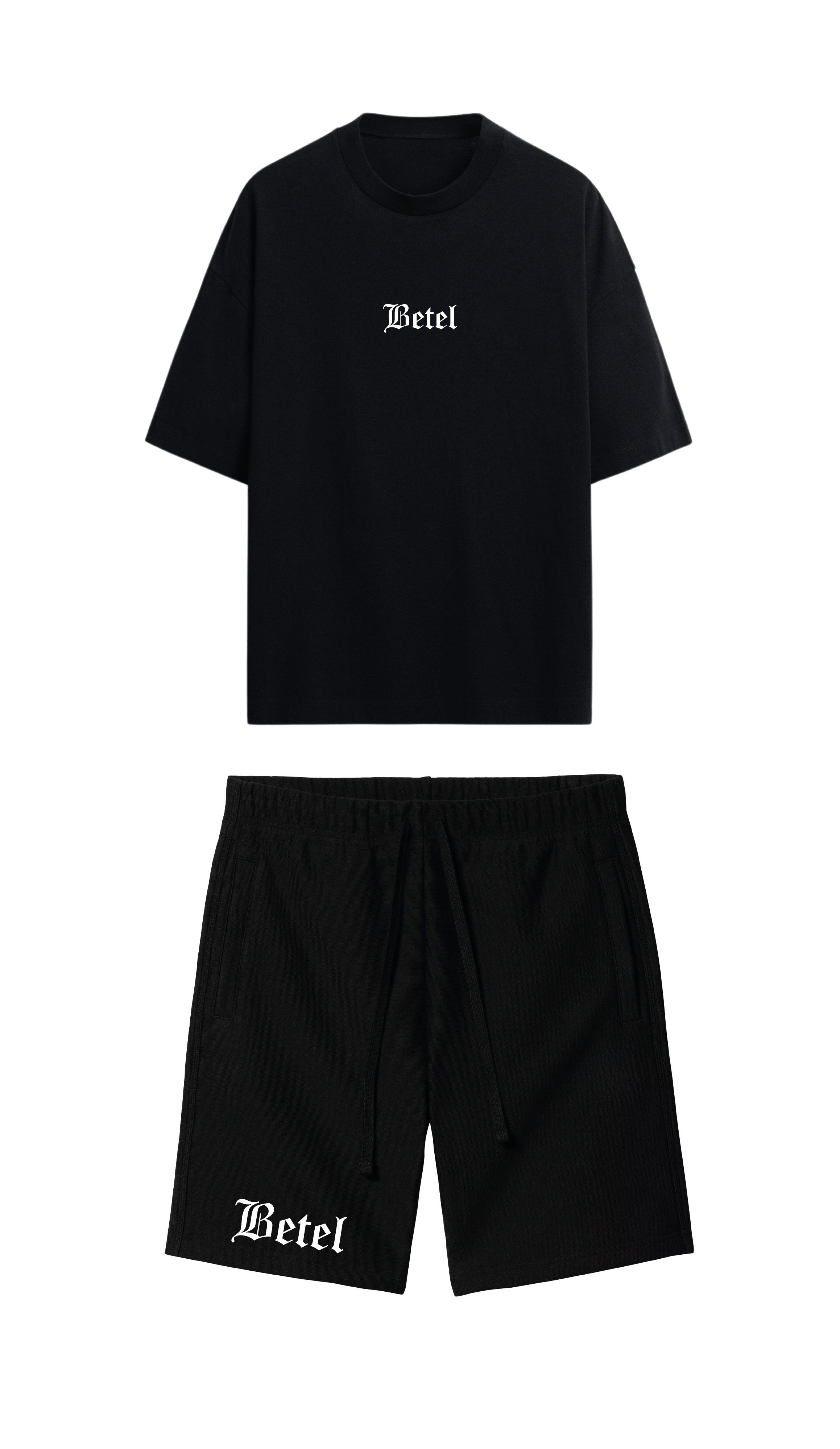 CONJUNTO NEGRO LAMPARA