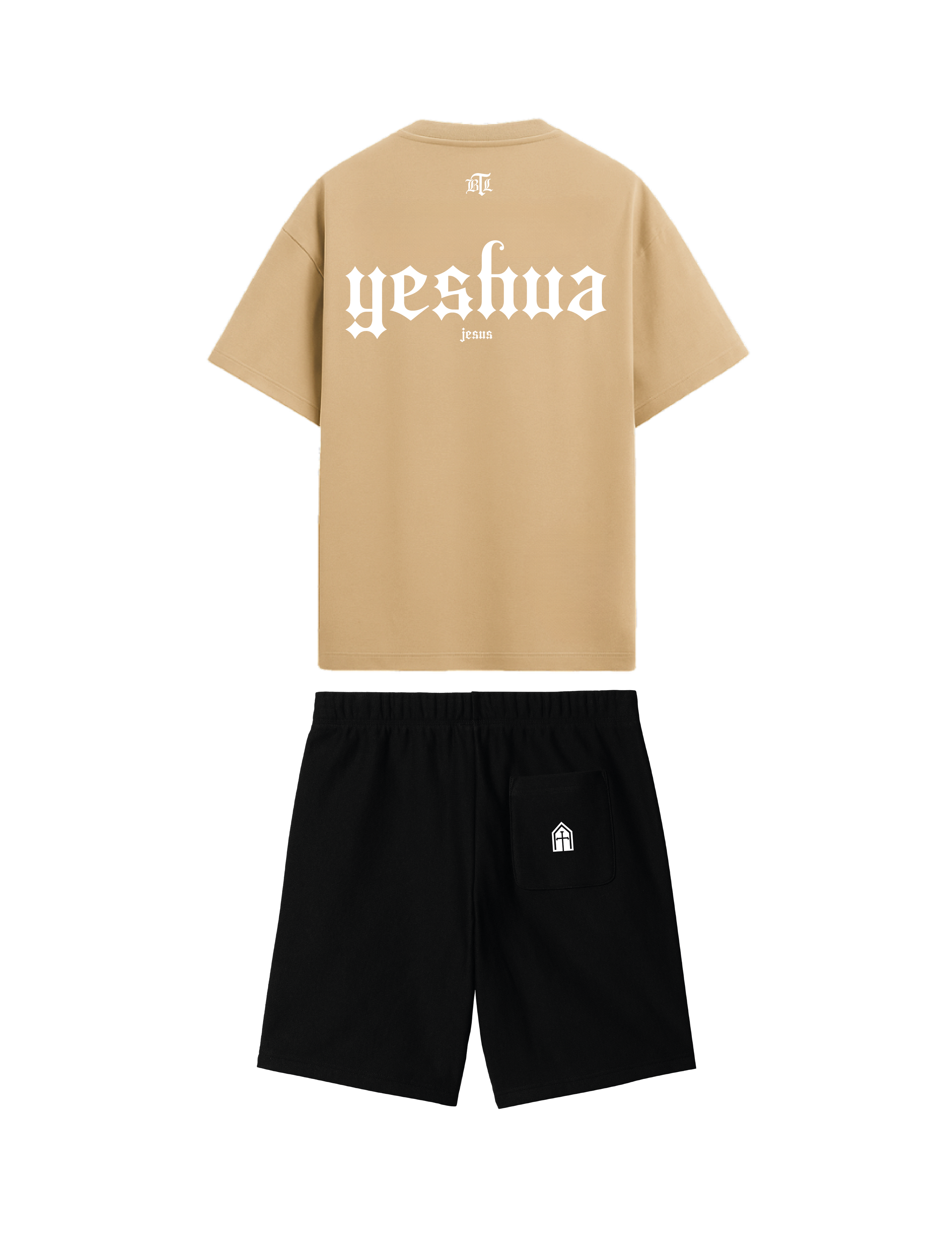 CONJUNTO  NEGRO/BEIGE YESHUA