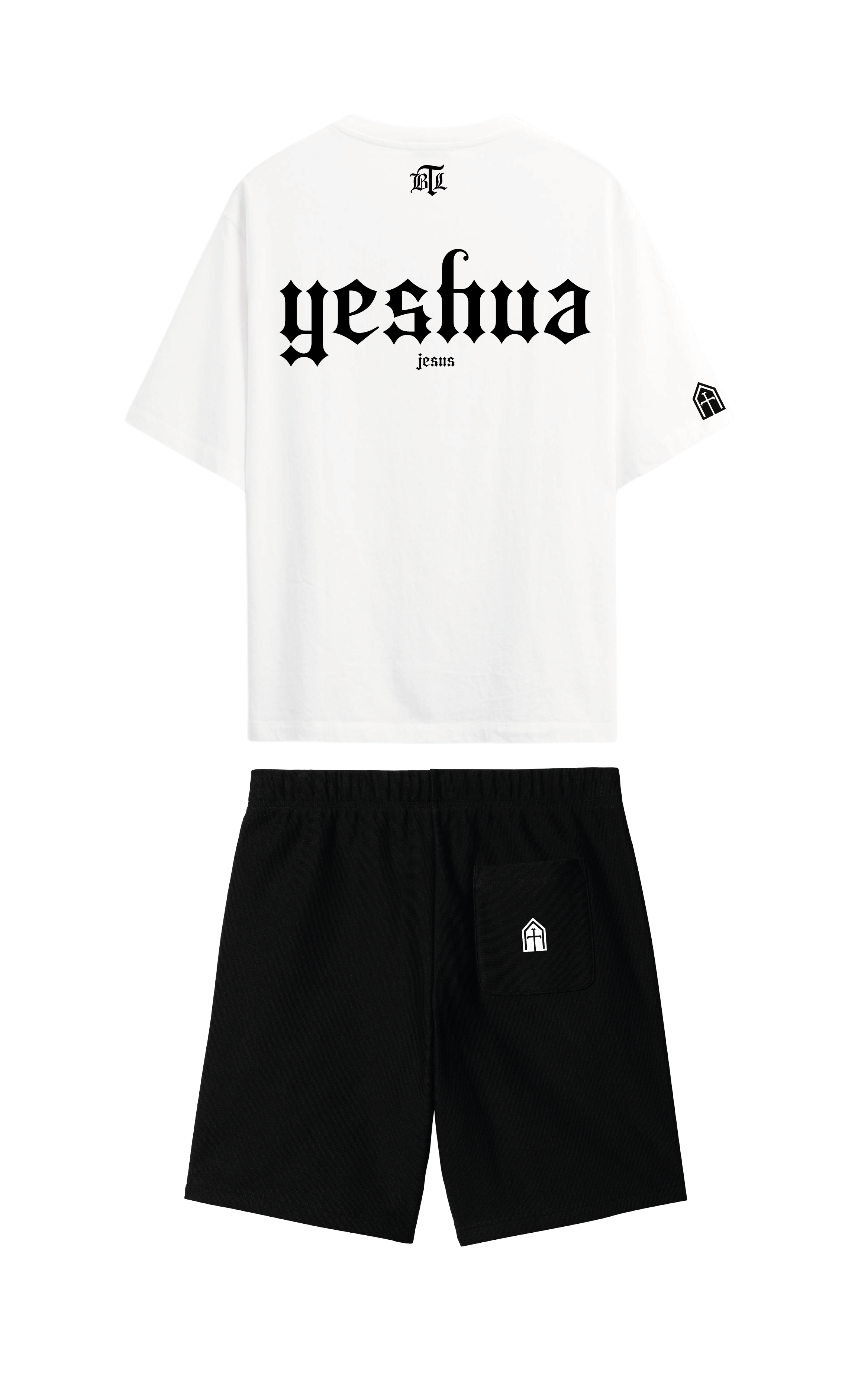 CONJUNTO  NEGRO/BLANCO YESHUA