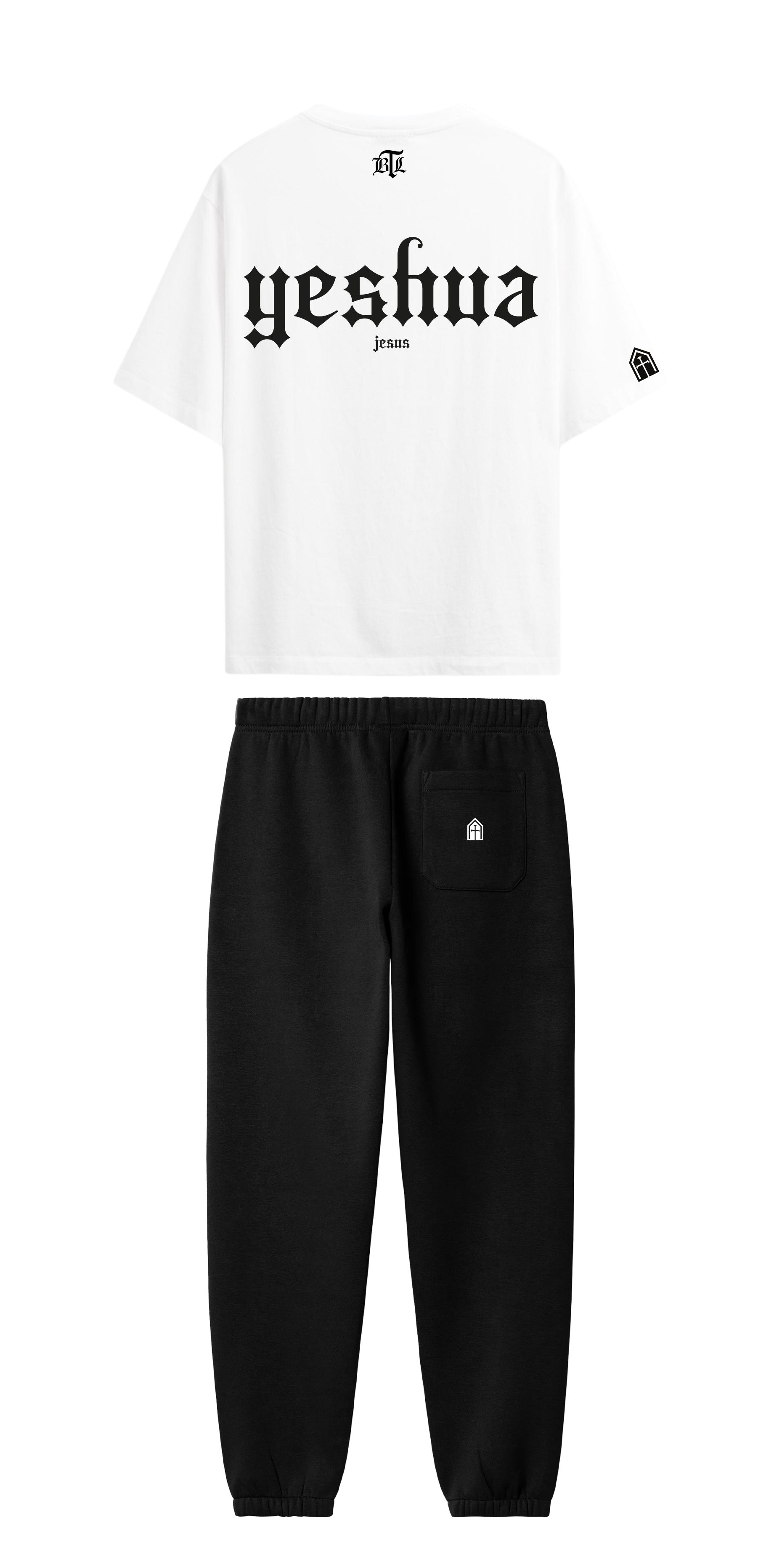 CONJUNTO  NEGRO/BLANCO YESHUA